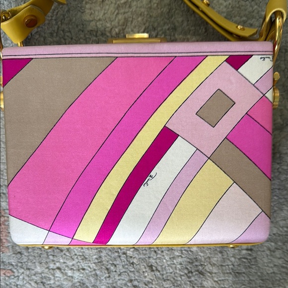 Emilio Pucci Fuilio Vintage Women's Bag with Yellow Strap - Picture 4 of 11